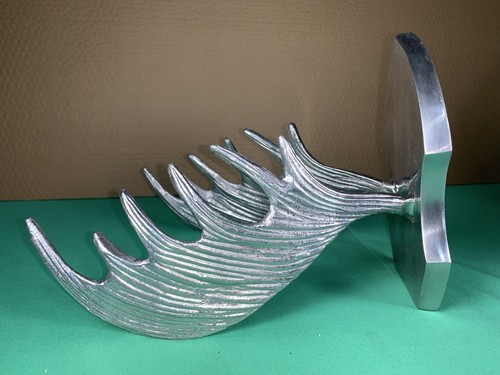 Cast aluminum moose horn - cast, wall